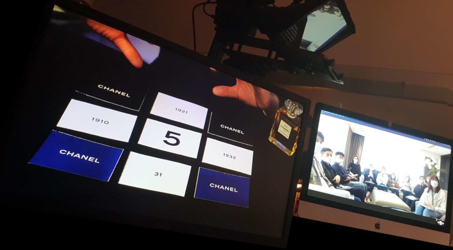 Spectacle en live streaming pour la marque de luxe CHANEL Le show en streaming du mentaliste Laurent BERETTA pour les maisons de luxe